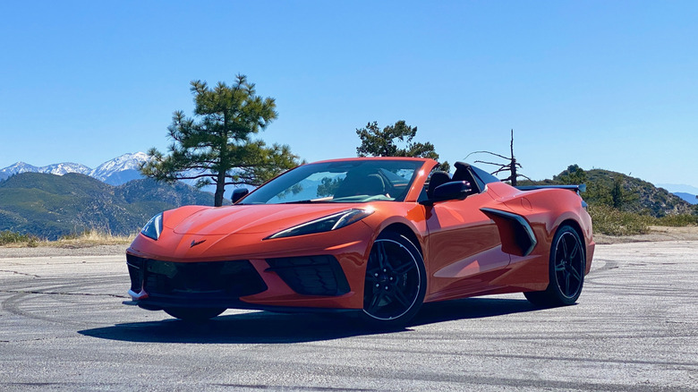 Chevrolet Corvette convertible with Z51 performance package and Brembo brakes