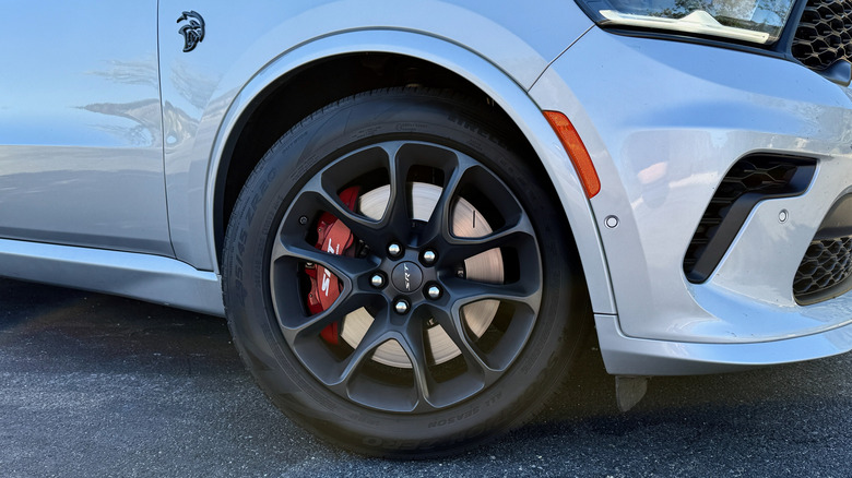 Dodge Durango Hellcat with large Brembo Brakes