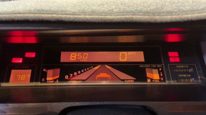 Subaru XT Turbo digital dash