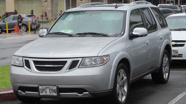 Saab 9-7X Aero parked on a street