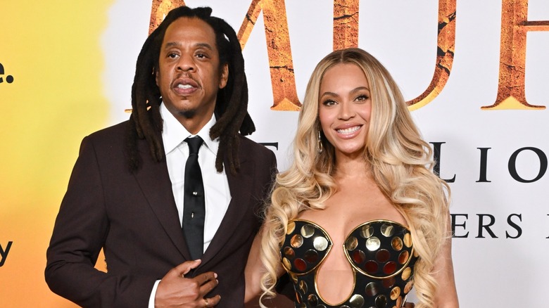 Jay-Z and Beyoncé on the red carpet