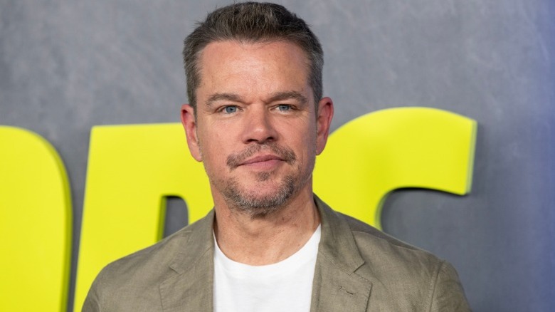 Matt Damon on the red carpet