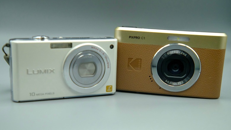 two point-and-shoot cameras