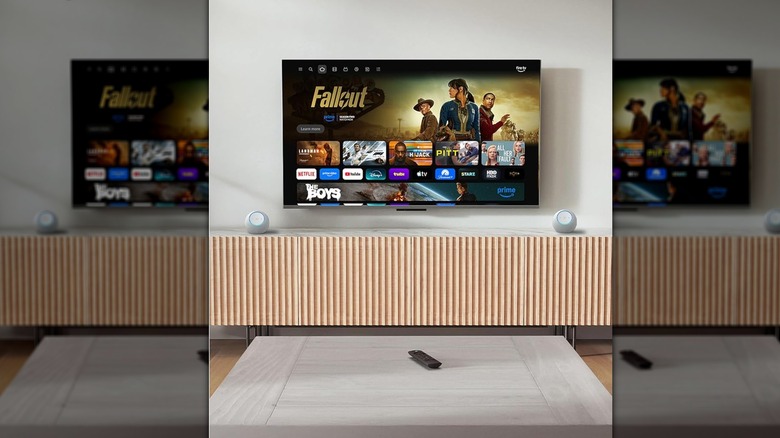 TV with Fire TV Stick display