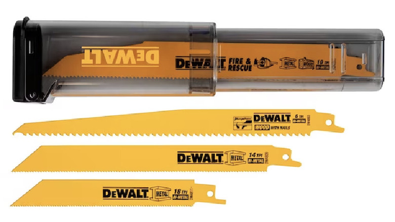 DeWalt reciprocating saw blades