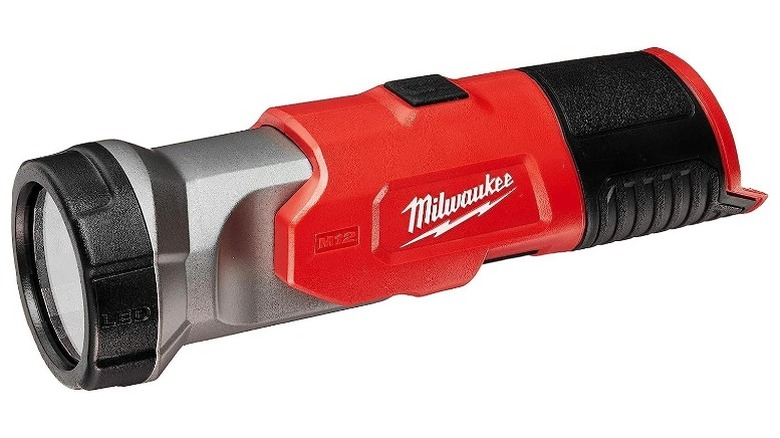 An LED flashlight by Milwaukee