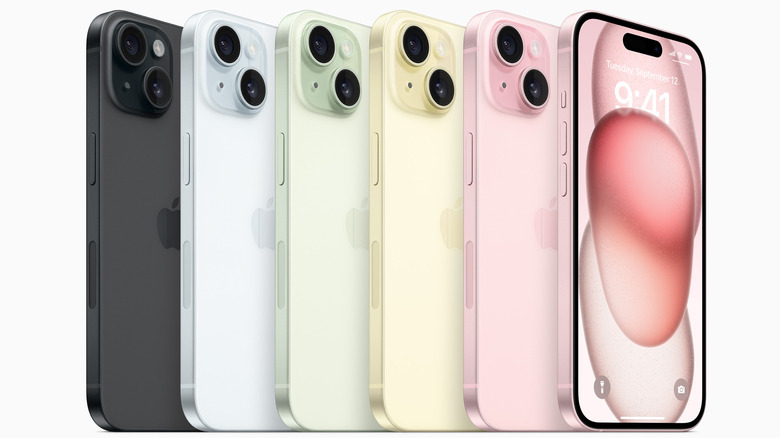 iPhone 15 all colors