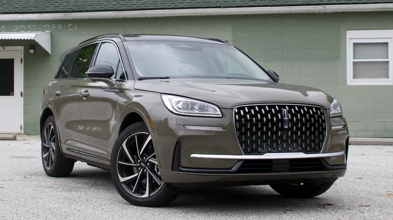 2025 Lincoln Corsair by an old post office