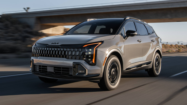 2026 Kia Sportage on the highway