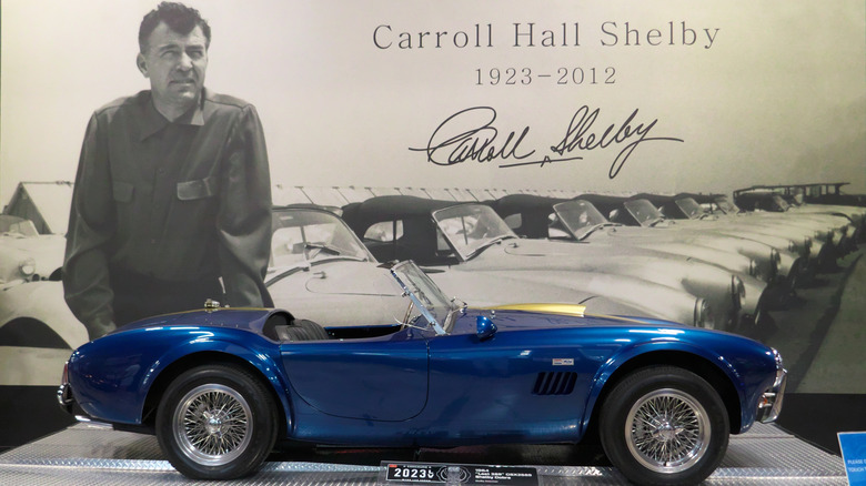 Side view of Shelby Cobra 289 at Shelby Heritage Center, Las Vegas, Nevada