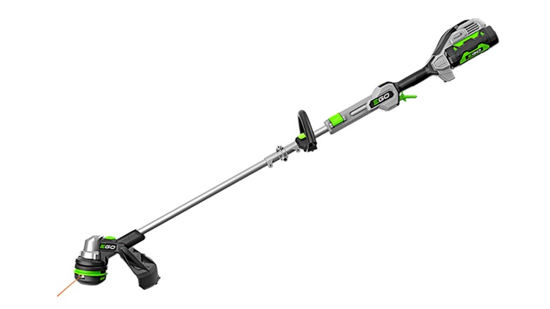 Ego Power+ Powerload 15-Inch 56V String Trimmer on a white background