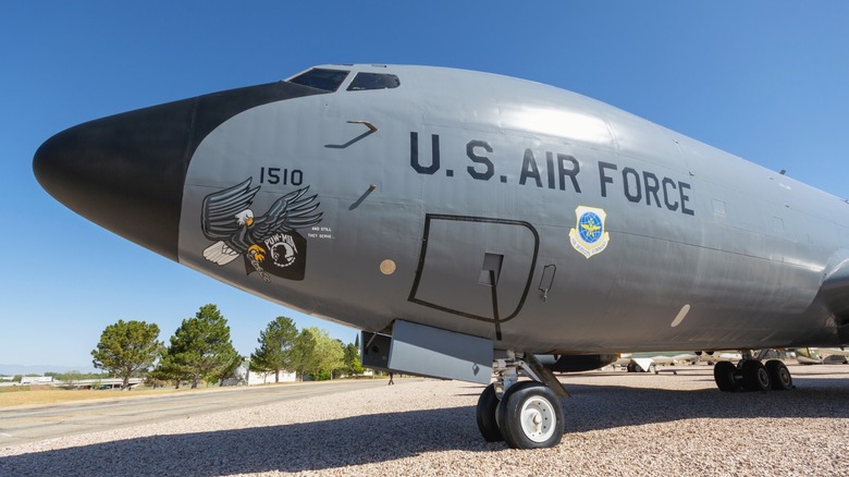 USAF KC-135 Stratotanker parked on runway
