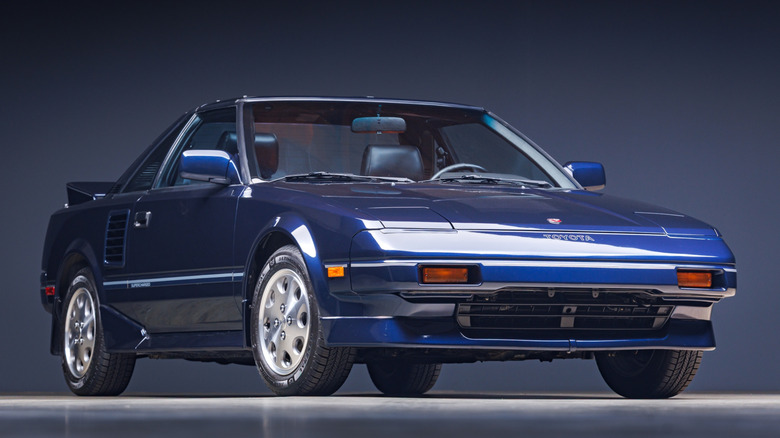 Studio shot of a Toyota MR2