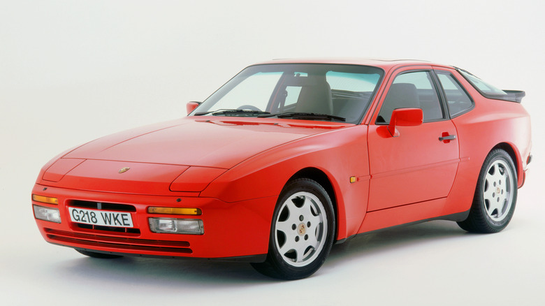 Studio shot of a 1989 Porsche 944