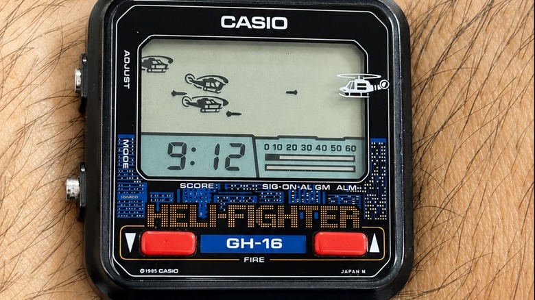 Casio Heli-Fighter worn on a person's wrist