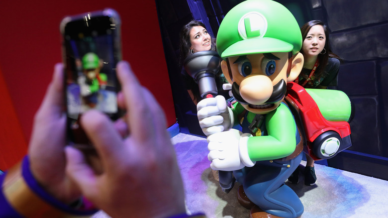 Luigi's Mansion installation