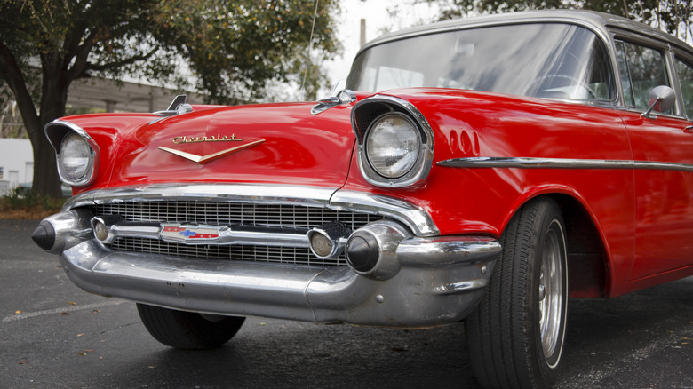 a 1957 Chevy automobile