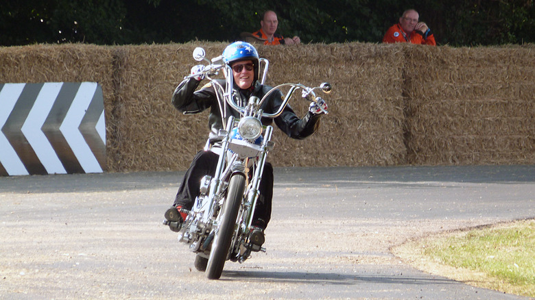 Man riding Easy Rider Chopper