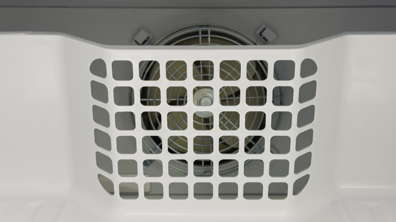 Fan inside of a refrigerator