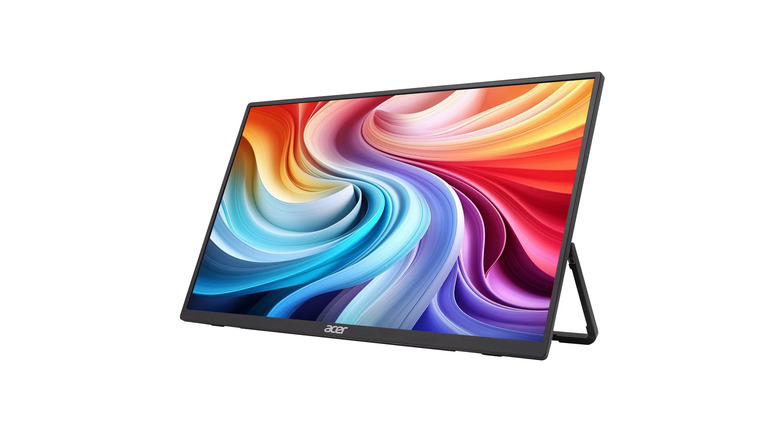 An Acer Portable Monitor on a white background.