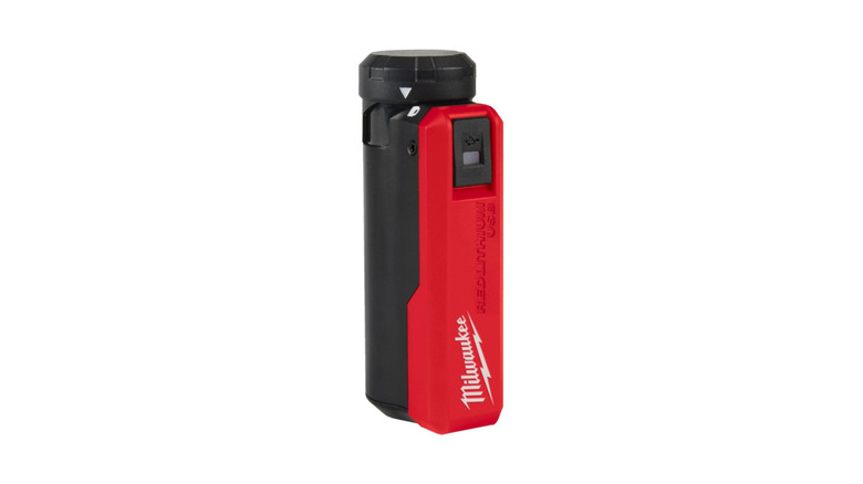 Milwaukee's Rechargeable Portable USB Power Sourceon a white background