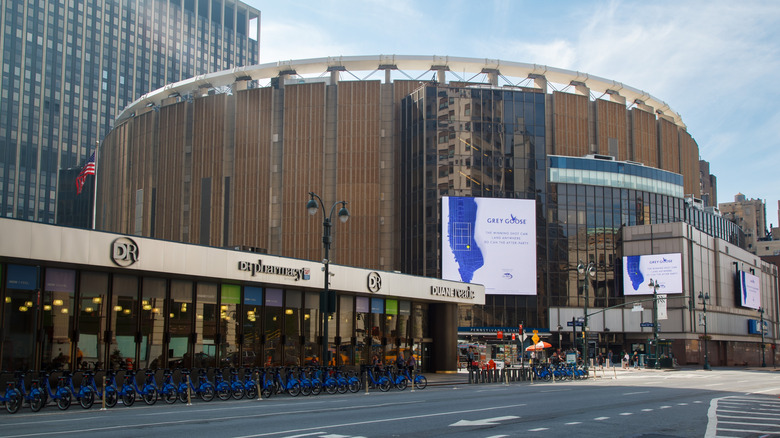 Outside of Madison Square Garden