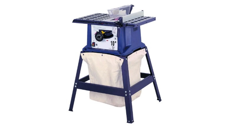 Central Machinery Table Saw Dust Bag with white background