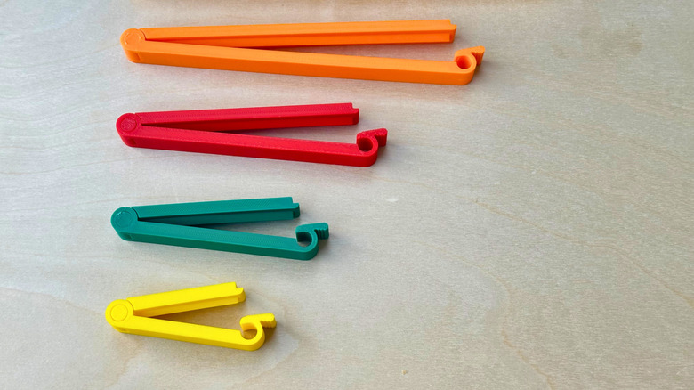 3D printed custom bag clip design