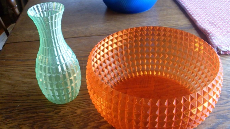 3D printed bowl and vase