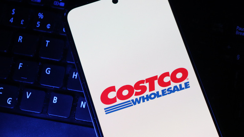 Costco Wholesale logo on smartphone screen