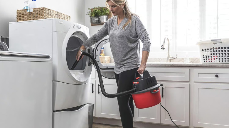 Cleaning out appliances with the Craftsman wet/dry shop vac