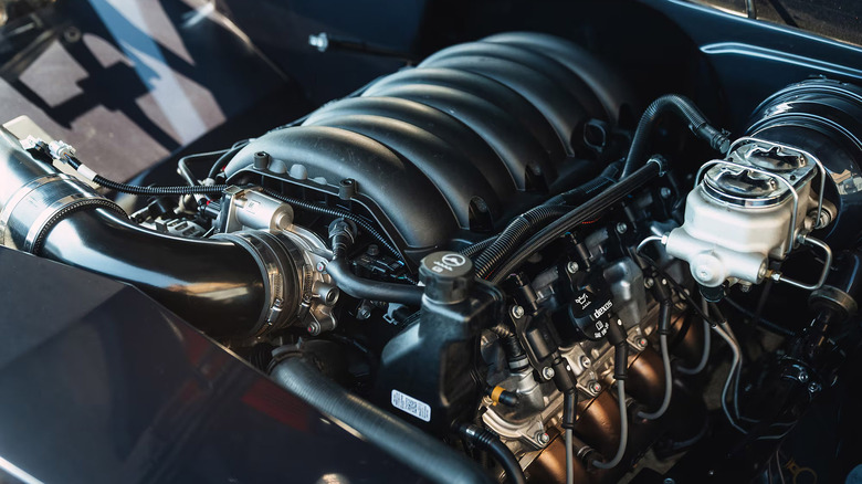 L8T crate engine in Chevy pickup