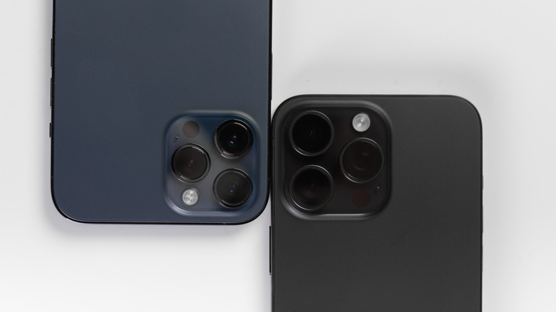Two Apple iPhone 15 Pro Max