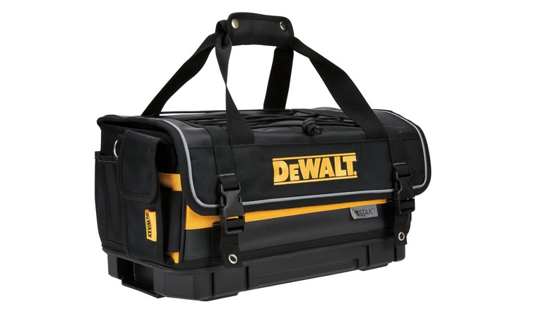 DeWalt tool bag pictured against a white background