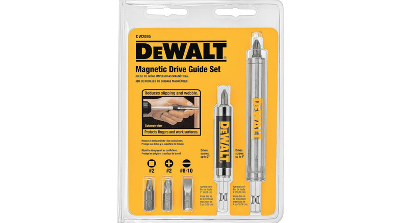 DeWalt Magnetic Drive Guide Set against white background