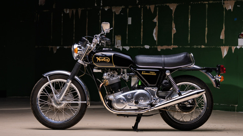 Classic Norton on display