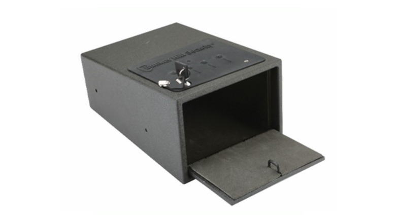 Bunker Hill Security Electronic Handgun Safes on white background