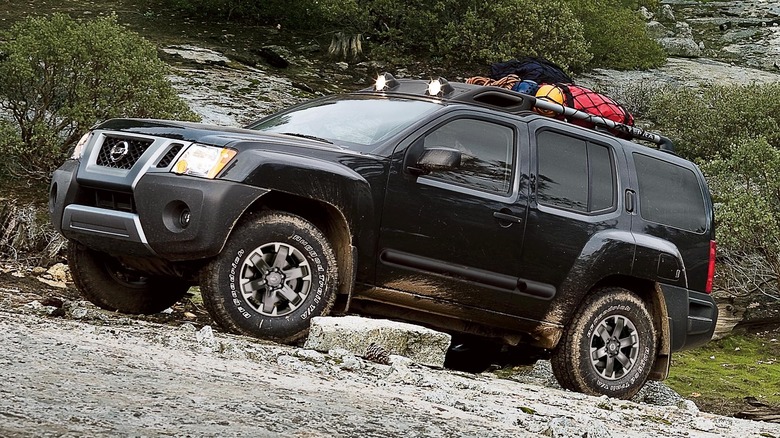 Nissan Xterra off-roading