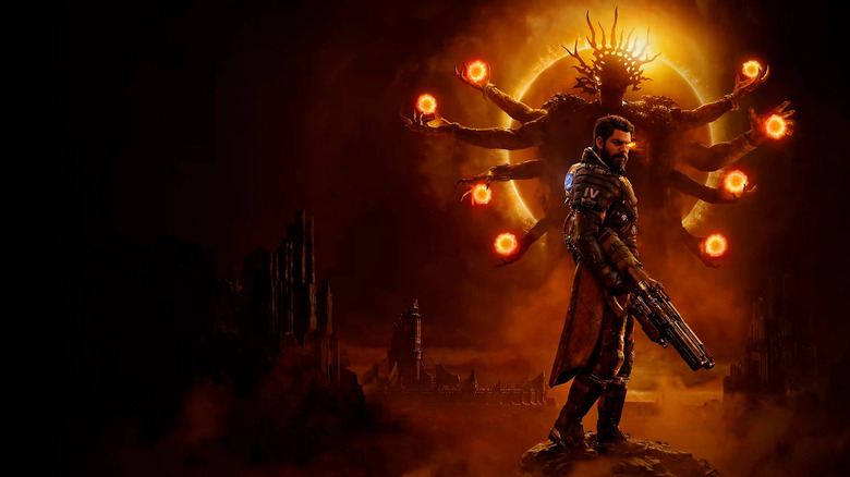 Promotional image for the Saros PS game
