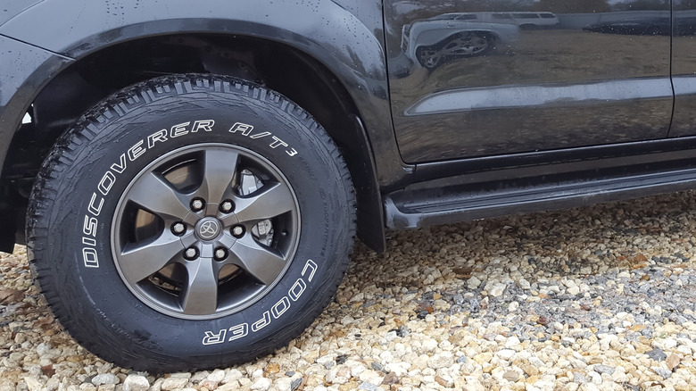 Cooper All Terrain tires on a Toyota Fortuner
