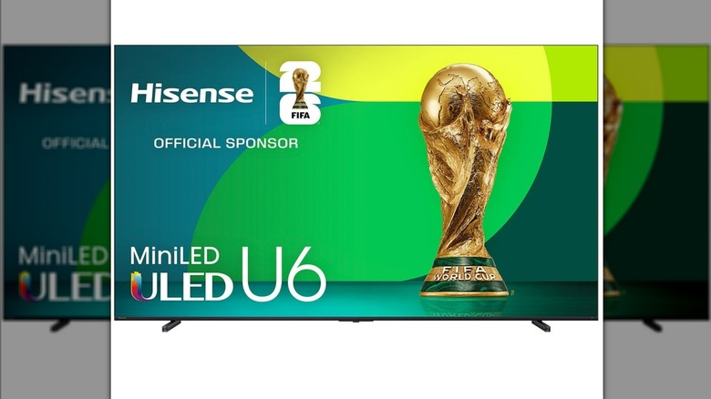A Hisense MiniLED ULED U6 TV.