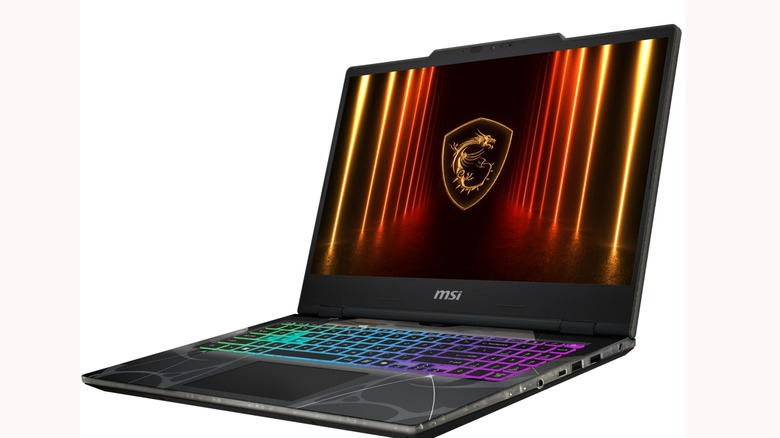 MSI Cyborg 15 model on a white background