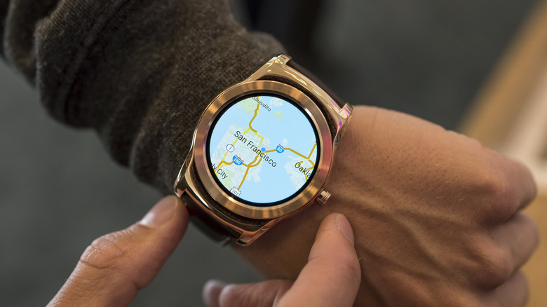 Google Maps on smartwatch