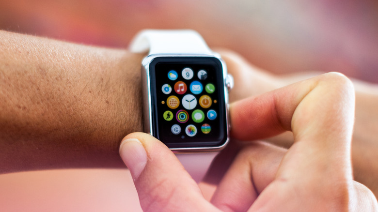 Apple Watch on wrist