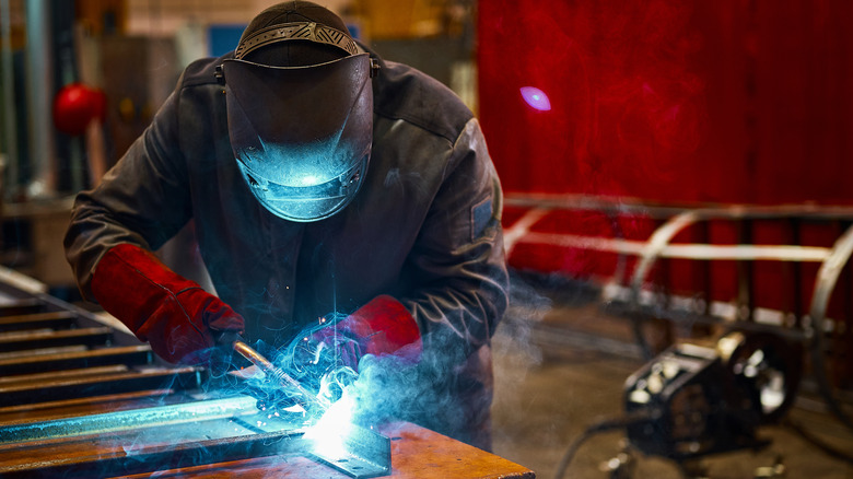 welder at work