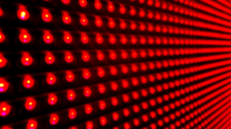 Red LED lights