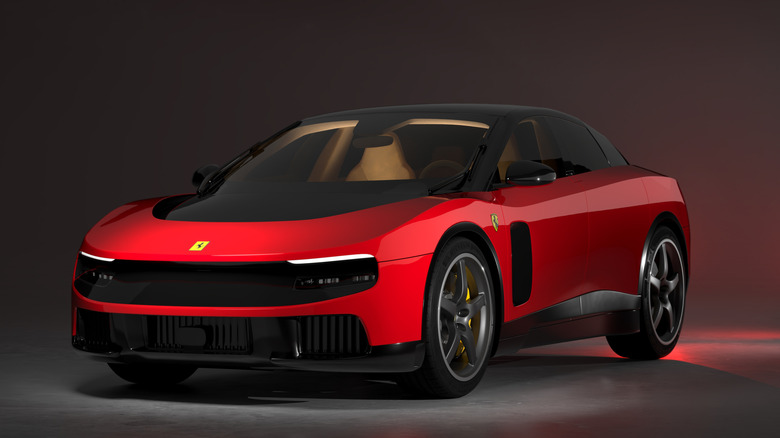 Ferrari Luce on display