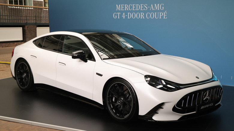 Mercedes-AMG GT 4-Door Coupe on display