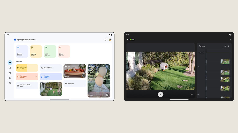 Google Home tablet revamped app