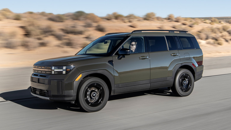2026 Hyundai Santa Fe XRT on a desert road